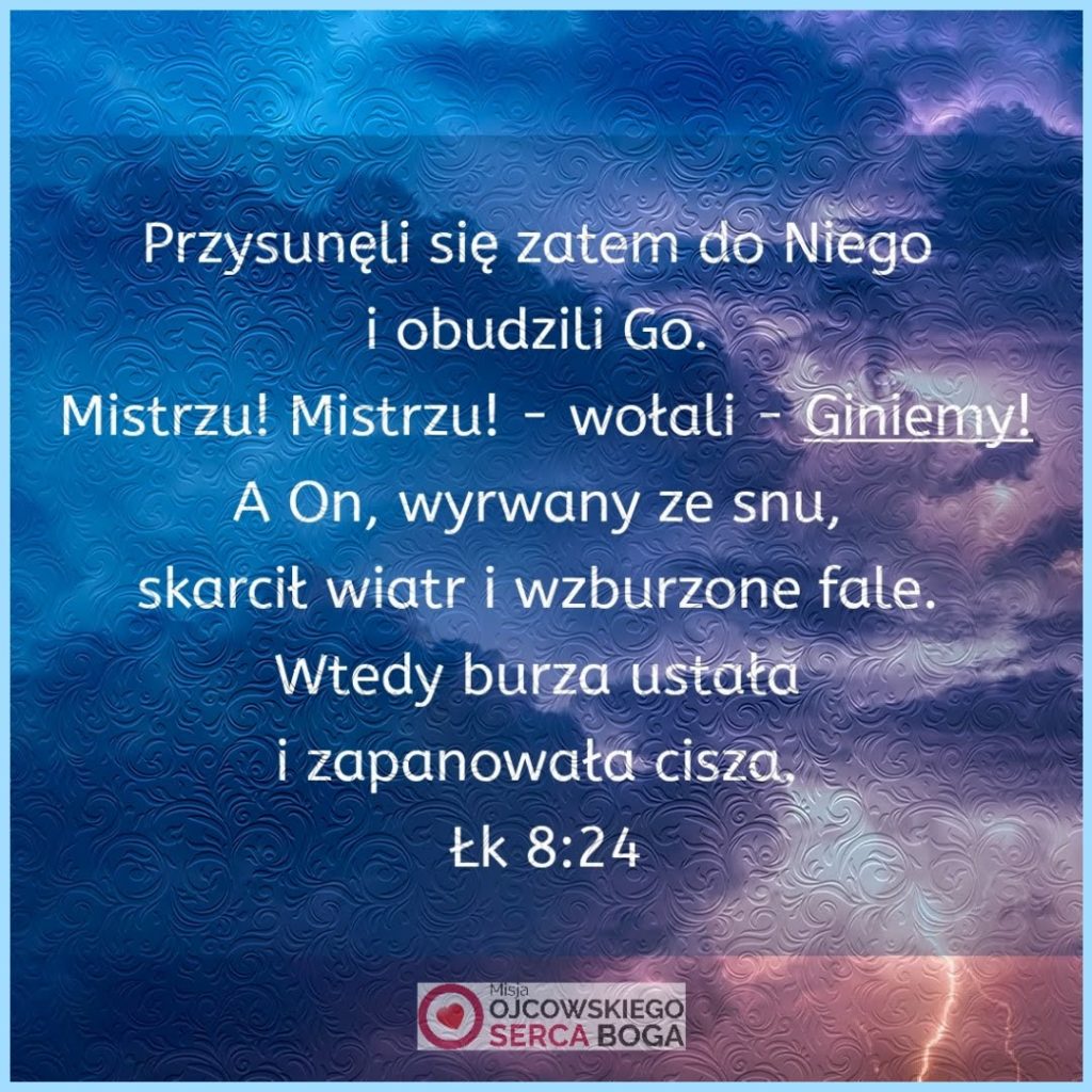 Blog: Uciszenie burzy